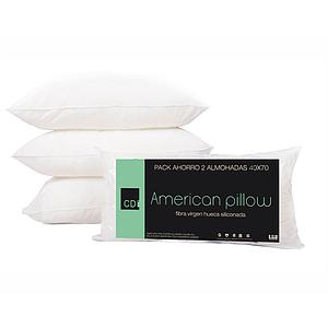 Pack X2 Almohada American Pillow 40 X 70 (A30) Mcrof 70 Gr